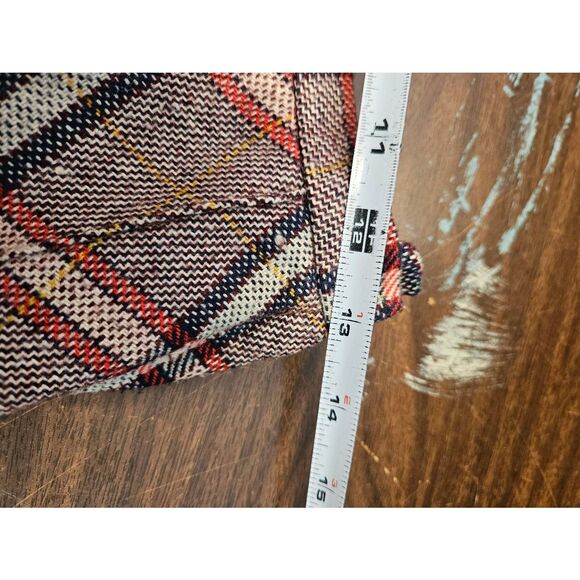 Mister Leonard Wool Blend Gray Plaid Skirt and Vest Set Womens size 10 Vintage 6 - Picture 11 of 12